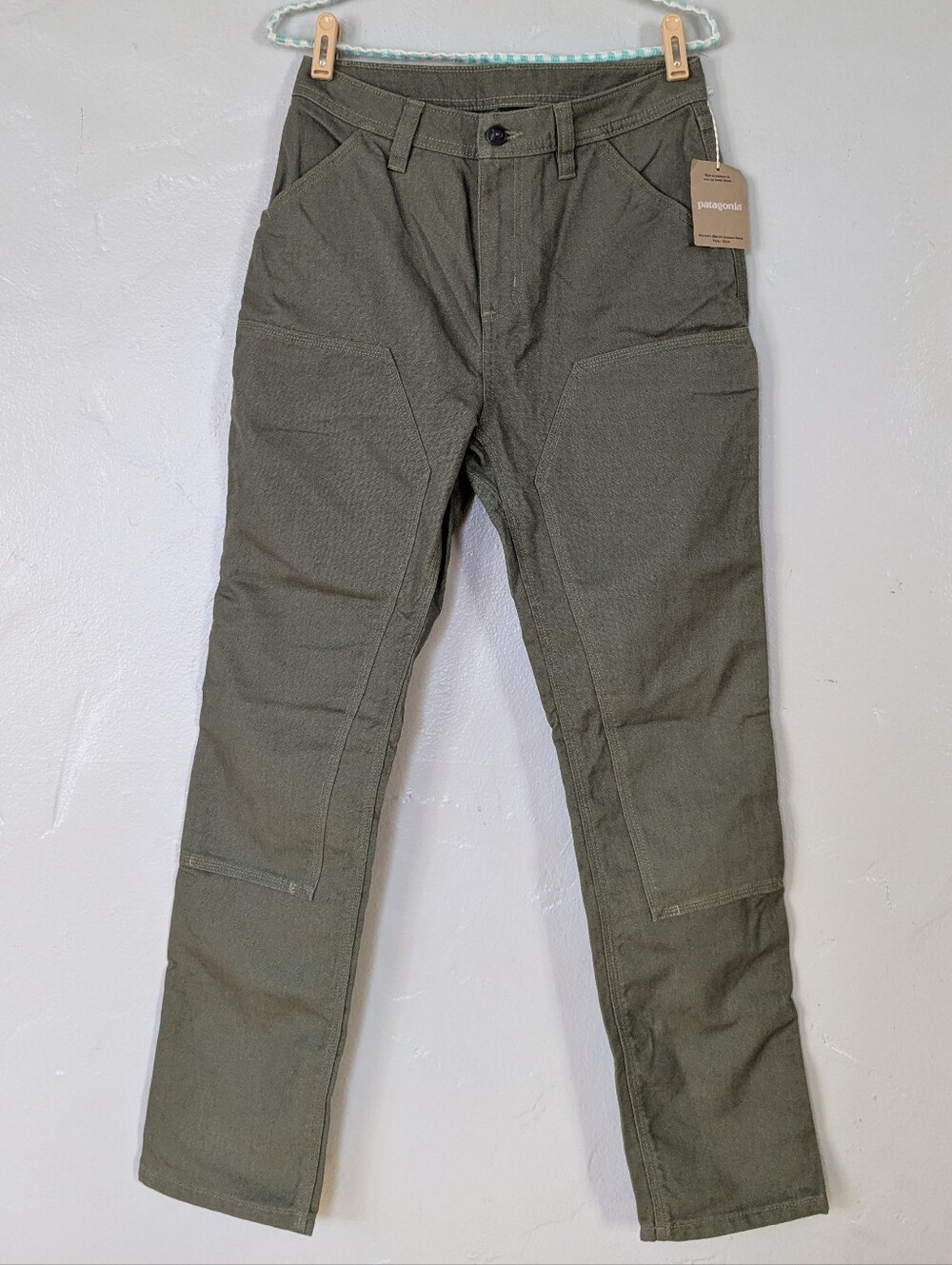Patagonia Olive Utility Straight-Leg Pants